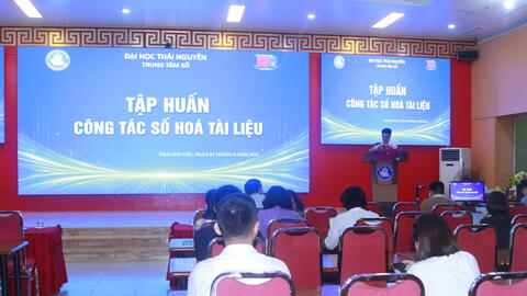 Tập huấn công tác số hóa tài liệu