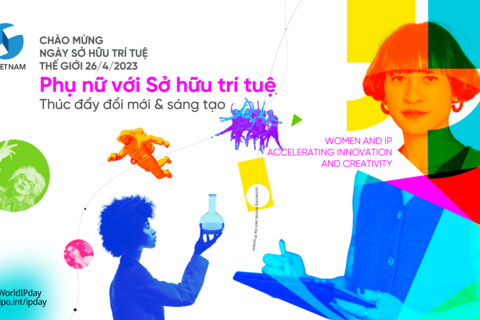 Chào mừng ngày Sở hữu trí tuệ thế giới 26-4-2023: Phụ nữ với Sở hữu trí tuệ - Thúc đẩy đổi mới sáng tạo